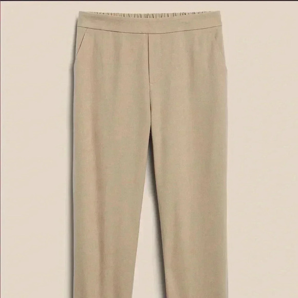 Banana Republic beige Hayden Taper  pants size 18 - Picture 6 of 10